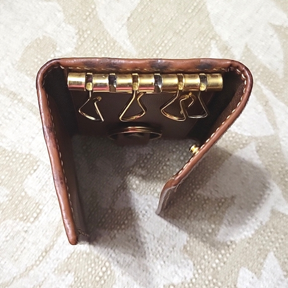 BURBERRYS VINTAGE KEYHOLDER NOVA CHECK ECU - Picture 5 of 8